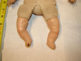VINTAGE COMPOSITION HEAD ARMS LEGS DOLL BABY MARKED ALEXANDER 12 IN PARTS REPAIR 5