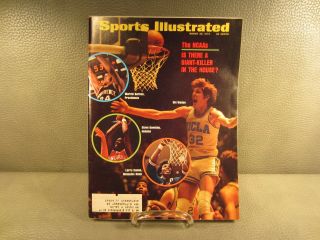Vintage Sports Illustrated March 26,  1973 Ncaa College Basketball Cover