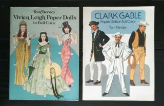 Paper Dolls In Full Color - Clark Gable/vivien Leigh By Tom Tierney 1986/1981