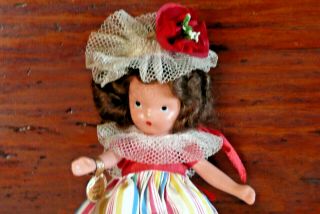 Adorable Vintage Nancy Ann Bisque Storybook Doll 