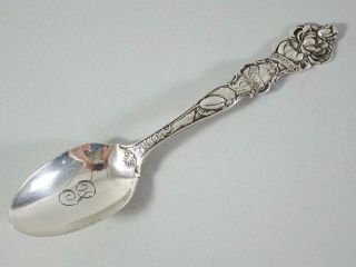 Wallace Sterling Silver Souvenir Spoon - Month Of July Zodiac Sign - 5 7/8 "