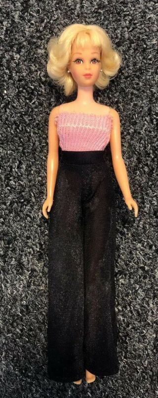 Stunning Vintage 1966 Mattel Bend Leg Barbie Doll Full Outfit