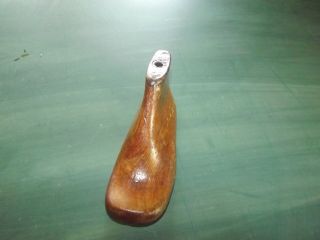 Vintage Wooden Wood Child ' s Boot Shoe Form Mold 6 1/2” Long 4