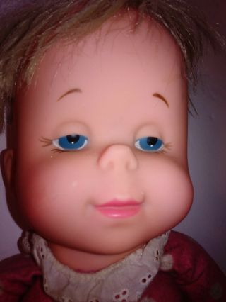 Vintage Mattel Pink Polka Dot Drowsy Doll Has String Doesn ' t Talk 4