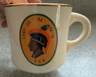 Bsa Vintage Coffee Mug Camp - Oh - Da - Ko - Ta Nos - Guc