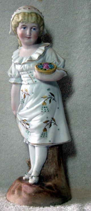 A Antique German Bisque Porcelain Figurine