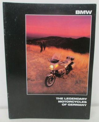 Vintage Bmw Legendary Motorcycles Of Germany Motorcycle Dealer Sales Brochure