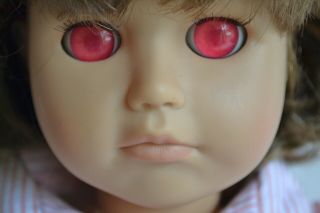 Vintage Berenguer Doll Brunette/pink Sleep Eyes/ Outfit - - Creepy & Haunting Look