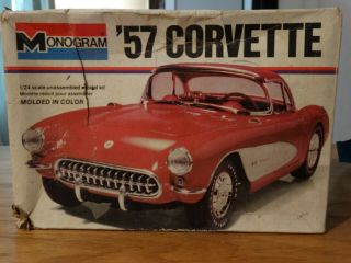 Monogram ‘57 Corvette Usa Model Kit 1/24 Scale