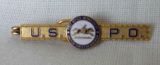 Vintage United States Of America Post Office Department Tie Bar