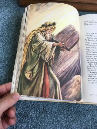 VINTAGE Egermeier ' s Bible Story Book: by Elsie E.  Egermeier HC 1963 5