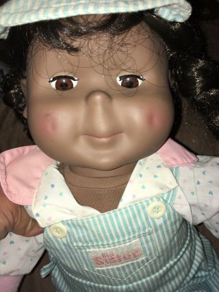 My Buddy Kid Sister African American 21” Doll W/ Visor Hat Shoes Eyes Open Close