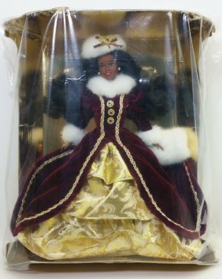 Barbie Happy Holidays Special Edition 1996 African American Doll