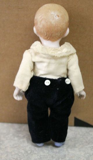 Antique all bisque German Boy doll cond. 3