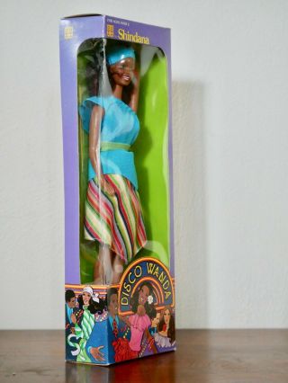 1978 Disco Wanda Doll Shindana Toys Barbie size Vintage NRFB African American 2