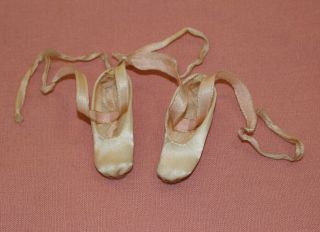 7 Vintage Madame Alexander 15 " Elise Doll Ballerina Slippers Shoes