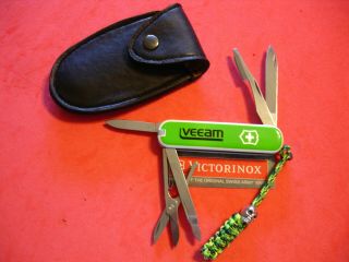 Ntsa Swiss Army Victorinox Pocket Knife 74 Mm Unusual Color Executive With Case