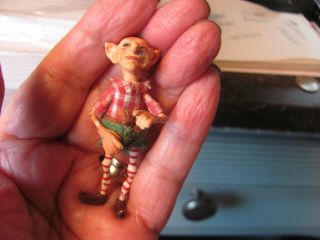 1/12 Scale Dollhouse Miniature Antique Jointed Elf