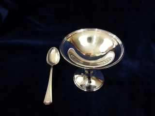 Kirk & Son Co.  925/Sterling Sherbet Cup Ice Cream Dish Dessert Cup c.  1914 1917 8