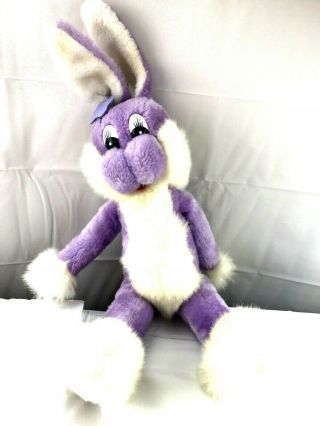 Vintage Russ Berrie Flip Purple Rabbit Stuffed Animal Plush