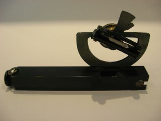 Antique Dietzgen Inclinometer Hand Survey Level w/ Leather Case USA 4