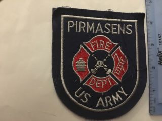 Us Army Fire Department Pirmasens Germany