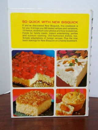 VINTAGE SO QUICK WITH BISQUICK A BETTY CROCKER COOKBOOK - 1967 - EXC COND 2