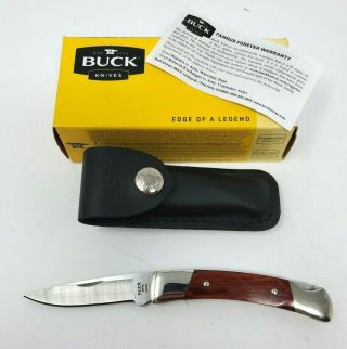 Buck Knives 501 Squire Folding Pocket Knife With Leather Sheath