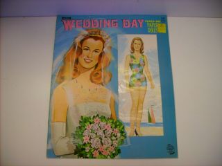 Vintage Artcraft Wedding Day Paper Dolls 59 Cents,  Uncut,