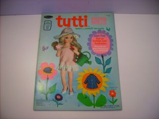 Vintage Whitman 1968 Tutti Paper Dolls,  Uncut,