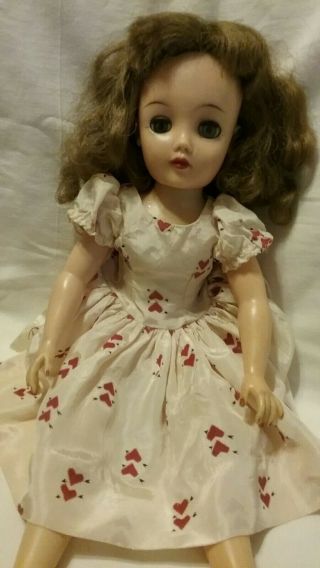 Vintage Ideal Miss Revlon Doll W/ Dress Vt - 18