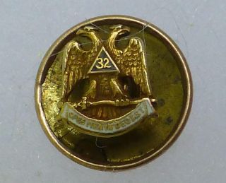 8k Gold Freemason Scottish Rite 32nd Degree Spes Mea In Deo Est Whitehead Hoag