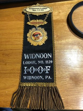 Ioof Odd Fellows Winding Lodge No.  1139 Penn Pa Member Ribbon