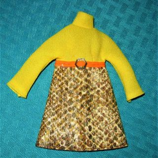 Vintage Barbie 4 Francie Snake Charmers Clothes 1245 Fashion Dress Near