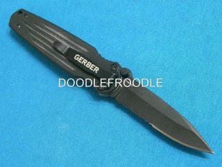 Gerber Applegate Fairbairn Folding Dirk Dagger Survival Knife Knives Pocket Old