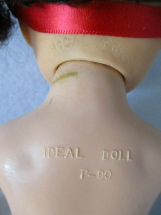 Vintage 14” Ideal Betsy McCall,  Toni P - 90 Hard Plastic Doll - Brunette 8