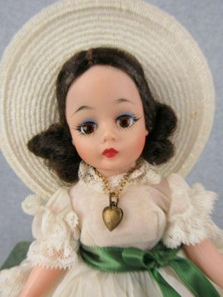 9 " Vintage Hard Plastic Mme Madame Alexander Cissette Doll Southern Belle