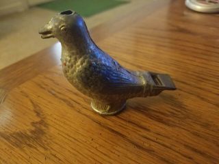 Antique Carnival Prize Metal Bird Whistle