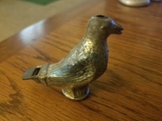 Antique Carnival Prize Metal Bird Whistle 2