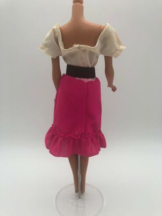 Vintage 1960s Barbie Sears Exclusive Hair Happenin ' s Doll Dress TLC 4