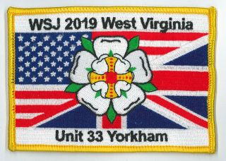 2019 World Scout Jamboree Uk / British Unit 33 Yorkham Scouts Contingent Patch