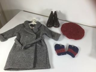 American Girl Winter Story Coat,  Gloves,  Hat & Shoes For 18” Kit Doll