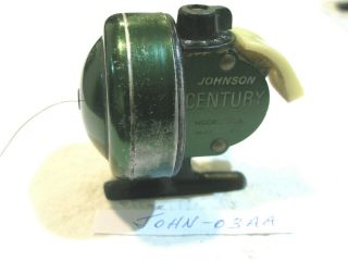 Johnson Century 100b Vintage Spin Casting Reel Made In Usa Old Good