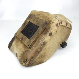 Vintage Welding Mask Shield Hood Helmet Cardboard Great Decoration Steampunk 12