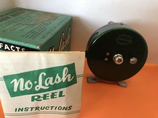 Vintage 1950 ' s No - Lash Fishing Reel by Cap Tool Rochester NY 5