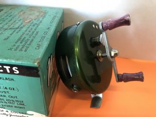 Vintage 1950 ' s No - Lash Fishing Reel by Cap Tool Rochester NY 6