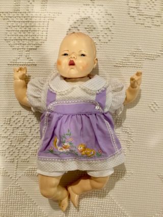 Vintage 1982 Ideal Toy Corp Thumbelina Doll 17” Tt - 27