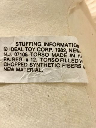 Vintage 1982 Ideal Toy Corp Thumbelina Doll 17” TT - 27 4