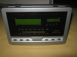 Emerson Research Vintage Dual Alarm Atomic Clock Radio Cka1000