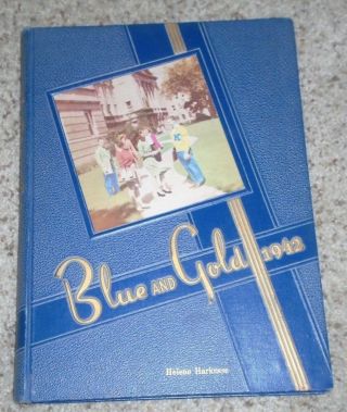 1942 The Blue And Gold - Nebraska State Teachers College Yearbook Of Kearney,  Ne
